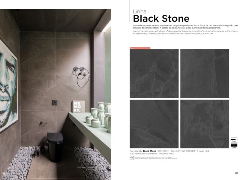 Linha Black Stone